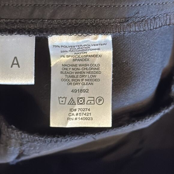 NWOT LOFT Petite Black Marisa Trouser Pant Size 4P - Picture 9 of 9